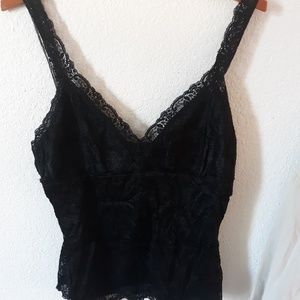 GEORGE STRETCH LACE TANK SIZE M